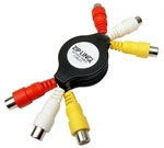 Ziplinq Stereo RCA & Video, F-F (ZIP-AUDIO-RC4) Ziplinq Stereo RCA & Video, F-F (ZIP-AUDIO-RC4)